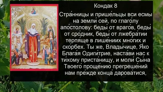 Акафист молитва Всех скорбящих радость смотреть онлайн