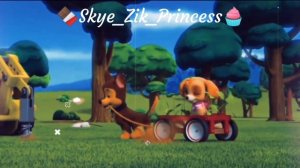 ?Гонщик и Скай?(У тебя же лапки) ~Для канала Sweety-Cleverri~?Chase & Skye?