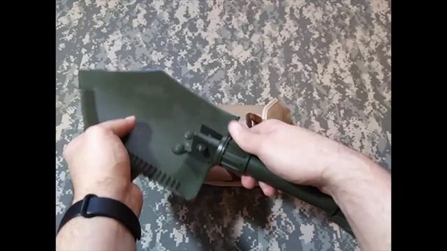 Пехотная лопата складная армии Голландии с чехлом