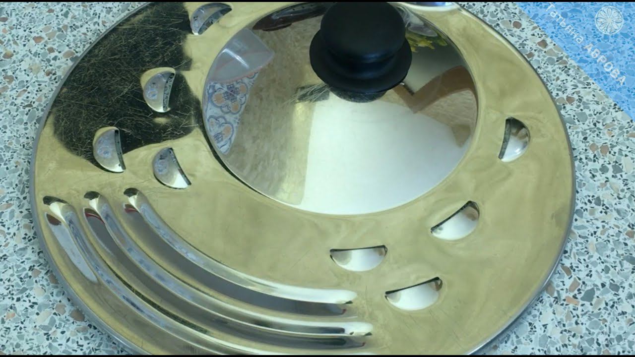 Чистим нержавейку от застарелого жира без кипячения.  Эффект потрясающий.  Просто, легко, доступно