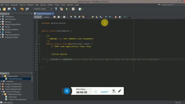 Java Tutorial - Part 1 - How we can print a message смотреть онлайн