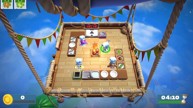 Overcooked 2 | Sky Kitchen смотреть онлайн