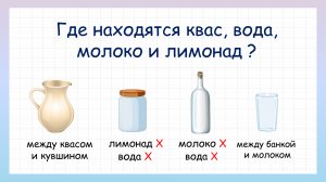 В каком стакане квас, молоко и лимонад? Задача на логику