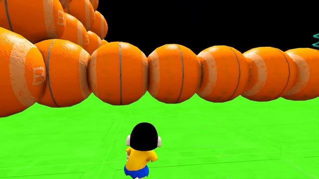 SHINCHAN AND FRANKLIN WENT TO SPACE THROUGH ROAD & TRIED SPIRAL MAZE WATER SLIDE CHALLENGE смотреть онлайн