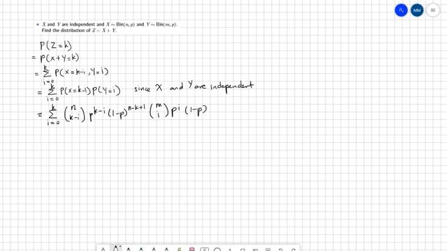 Sum of 2 Binomial Random Variables Distribution (Independent) смотреть онлайн
