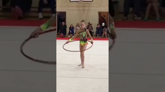 художественная гимнастика #соревнование#обруч#воскресенкс#