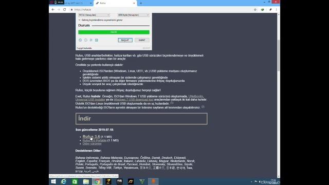 WİNDOWS FORMAT USB'Sİ NASIL YAPILIR? смотреть онлайн