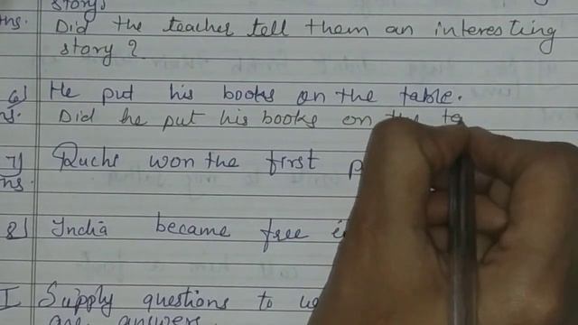 Simple Past Tense ( Questions)-Class 5 English Grammar and Composition Chapter 10 - Holy Faith смотреть онлайн