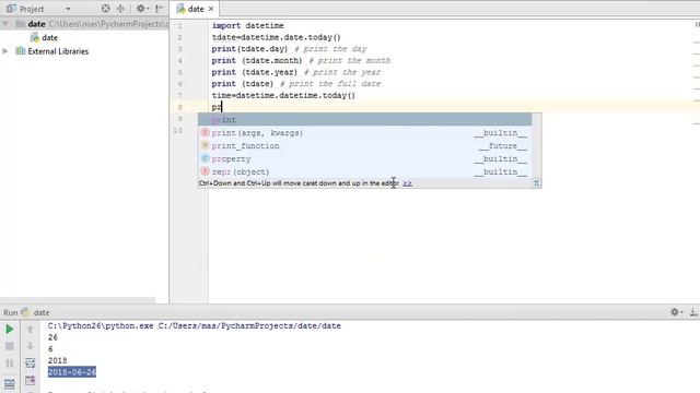 #5- Python3.6 (Import Module datetime) смотреть онлайн