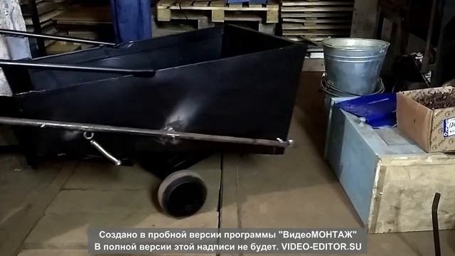 тачка строительная двухколесная самосвальная (своими руками) смотреть онлайн