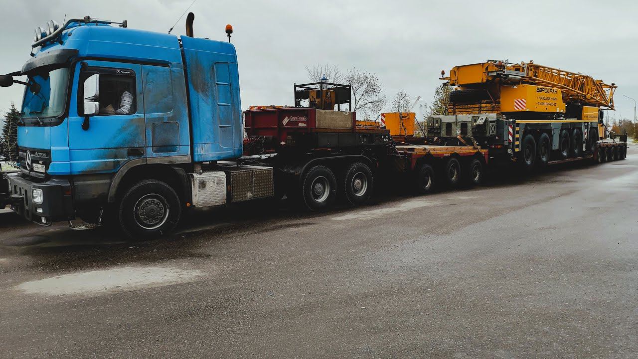 НЕГАБАРИТ77 # СЕРЬЕЗНЫЙ КРАН НА СЕРЬЕЗНОМ ТРАЛЕ)) смотреть онлайн