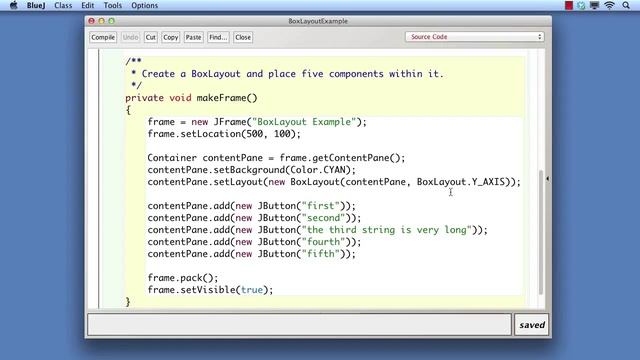 Chapter 11: VN 11.2 Features of four javax.swing layout managers смотреть онлайн