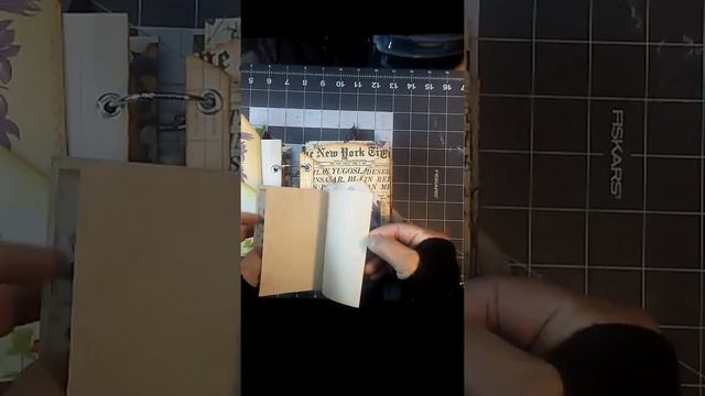 Ring Bound Junk Journal Flip-through. Wildflowers. Inspired By Wendy's Journal Adventures.