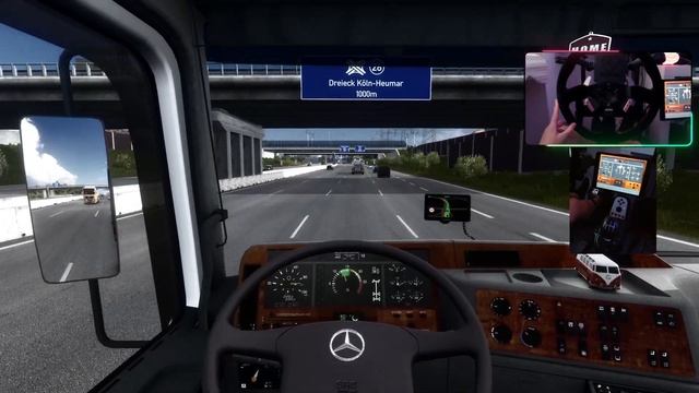 Mercedes Actros MP1| Realistic Driving | JBX2-PNG GC-Alpha Preset | Bad Oeynhausen-Wiesbaden смотреть онлайн