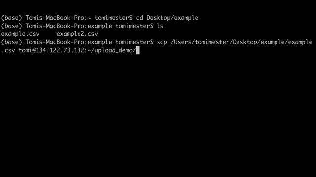 How to UPLOAD your DATASET to a SERVER (Using the Command Line and/or Jupyter) смотреть онлайн