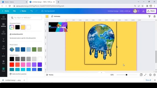 simple photo manipulation Create melting Earth In Canva | Canva Art Design смотреть онлайн