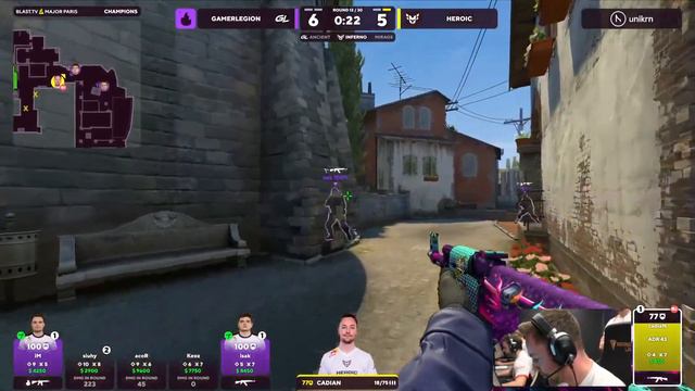 Heroic Vs GamerLegion - Semi Final 🔥 Paris Major BLAST.tv ✔️| CSGO
