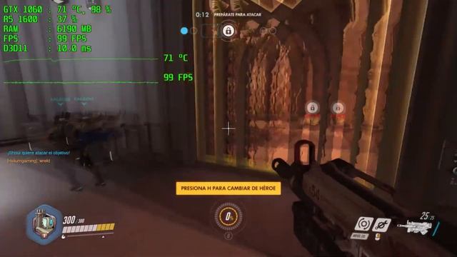 AMD Ryzen R5 1600 and PNY 1060 6GB | Overwatch смотреть онлайн