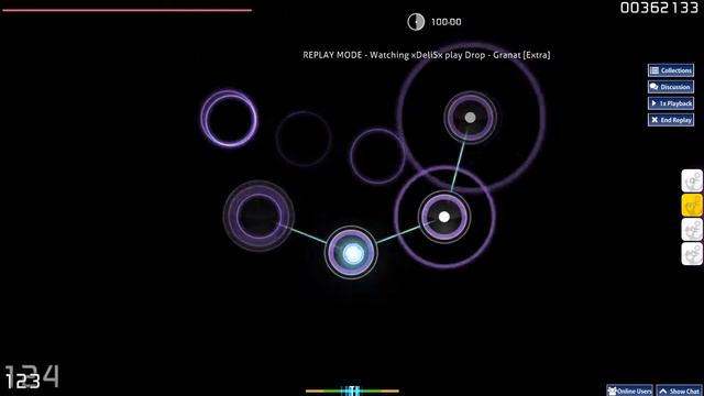 osu! | Drop - Granat [Extra] | 99.64% FC 169pp смотреть онлайн