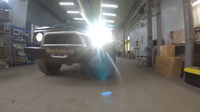 Nissan Patrol установка биксеноновых линз смотреть онлайн