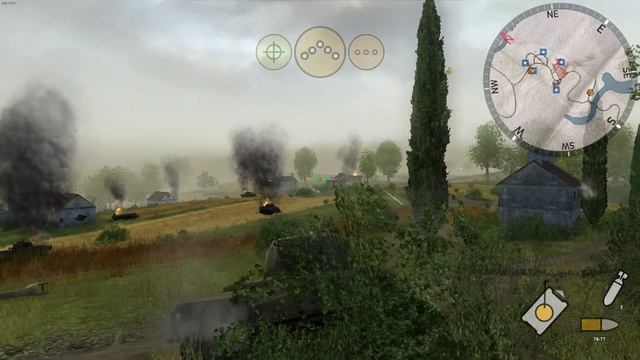 Panzer Elite Action: Fields of Glory | Sherman Firefly Mission American Campaign смотреть онлайн