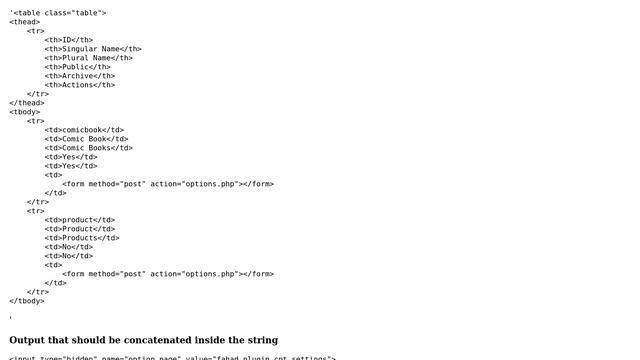 Wordpress: Concatenate output of php function into string смотреть онлайн