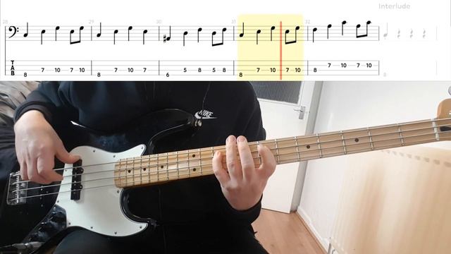 Elvis Presley - She's Not You - Bass cover with tabs смотреть онлайн