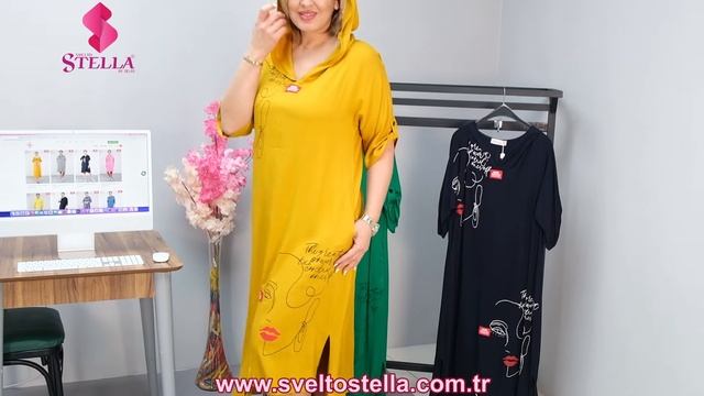 Оптовая повседневные платья больших размеров Стамбул / Лалели | wholesale plus size casual dresses смотреть онлайн