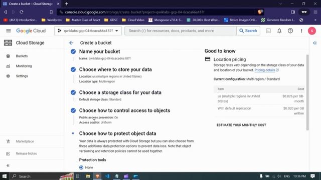 Module 6: Lab 1 : Cloud Storage: Qwik Start - Cloud Console смотреть онлайн