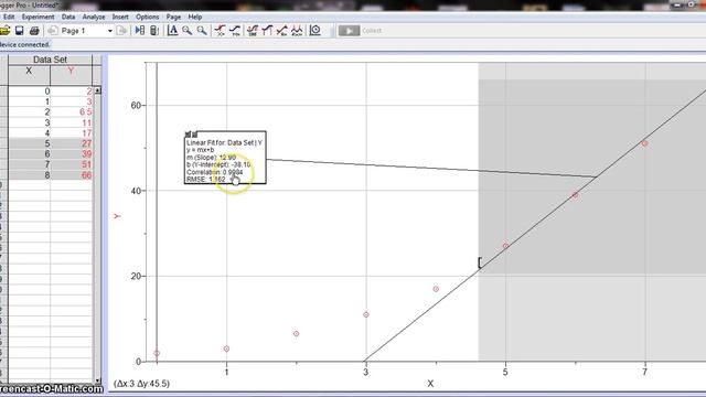 Analyzing a Curve in Logger Pro смотреть онлайн