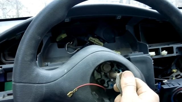 Как снять руль с рулевой колонки ланос. смотреть онлайн