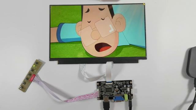 13.3inch 1920x1080 VS133M1JW15 IPS LCD Screen With HDMI VGA LCD Controller Board смотреть онлайн