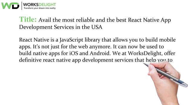 Avail the Most Reliable and the Best React Native App Development Services in the USA смотреть онлайн