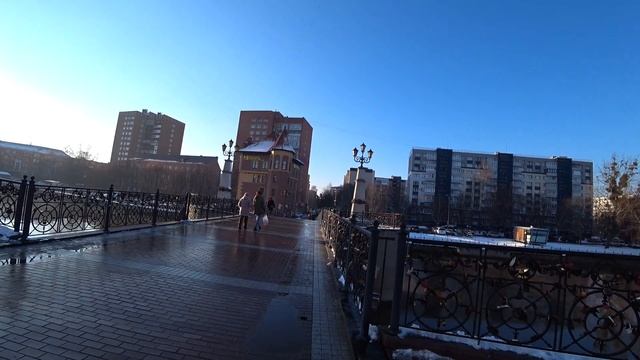 Russia - Kaliningrad (Konigsberg) January 10, 2022 Pregel river смотреть онлайн