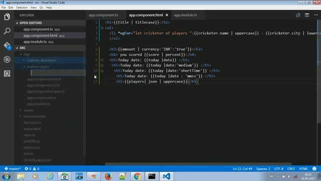 Angular Pipes (Angular 4) - #5 смотреть онлайн