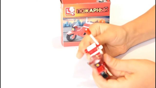 Пожарный мотоцикл + Майнкрафт анимация / Fire motorcycle + Maincraft animation смотреть онлайн