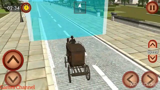 Horse Cart Taxi Drive 2021 - Horse Racing Games | Games Channel смотреть онлайн