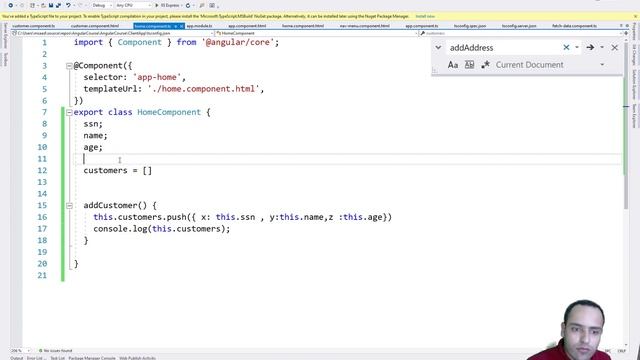 #9 Angular Project Turorial | Binding With array ob objects | Angular كورس شرح عربى انجيولار смотреть онлайн