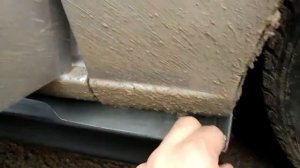 Hyundai Accent накладки порогов