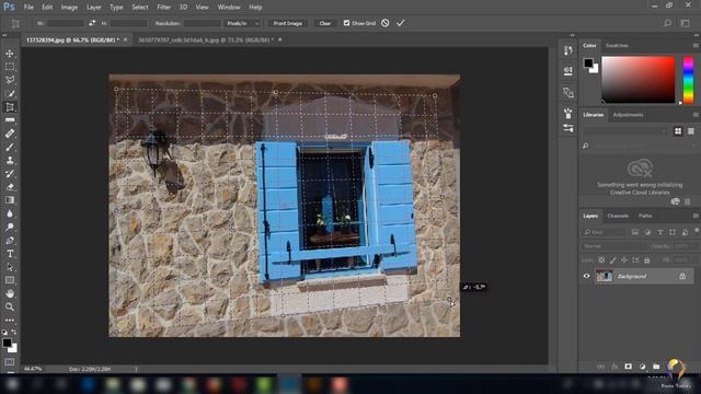 Photoshop-15- Crop and Straighten part-5- Perspective crop tool смотреть онлайн