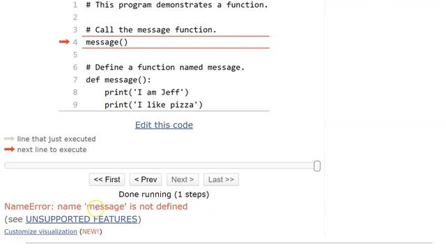 CIS 2 - Python - Chapter 5 - Section 5.2 Defining and Calling a Function смотреть онлайн