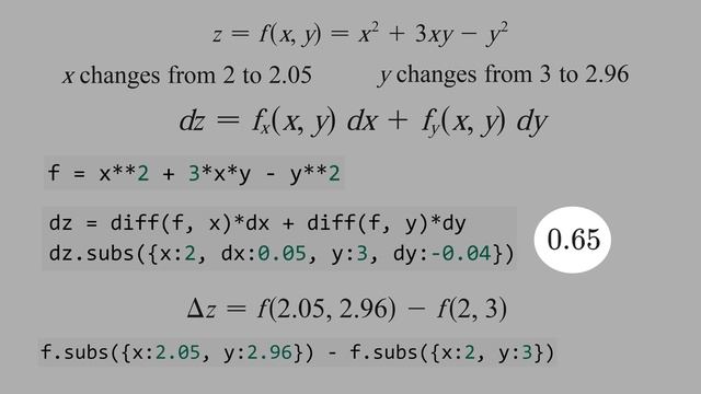 9.23) Sympy: Total Differential смотреть онлайн