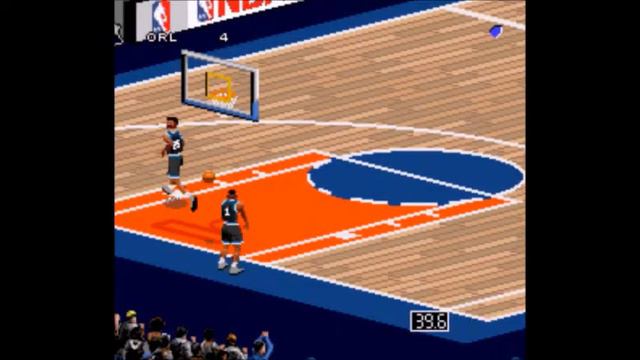 NBA Live 98 (SNES)- Magic vs. Knicks 1/2 смотреть онлайн