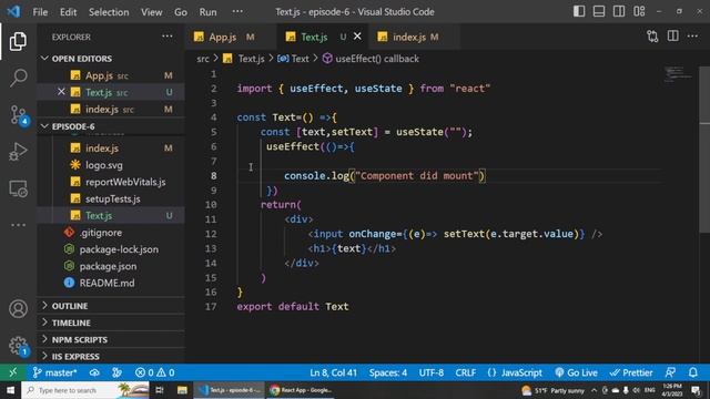 آموزش کامل ری اکت [قسمت 6] React js : UseEffect چیست смотреть онлайн