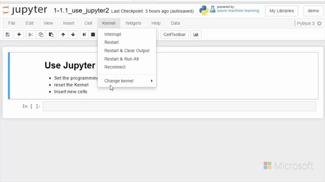 Altering Notebook Structure - Introduction to Python: Absolute Beginner Module 1 Video 4 смотреть онлайн