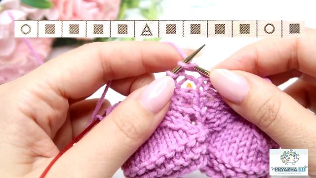 Подробный мастер-класс по вязанию спицами: узор «Свечи» смотреть онлайн