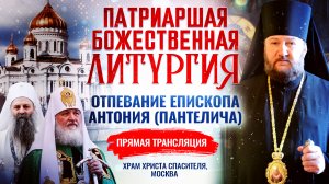БОЖЕСТВЕННАЯ ЛИТУРГИЯ. ОТПЕВАНИЕ ЕПИСКОПА АНТОНИЯ (ПАНТЕЛИЧА)