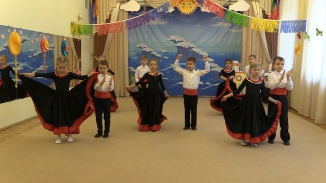 Испанский танец (подготовительная группа) смотреть онлайн