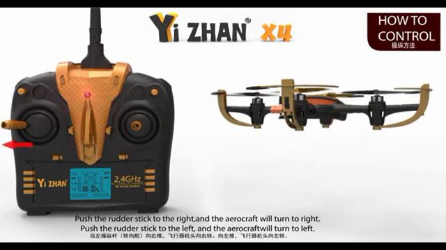 Great design on shape for quadcopter 2.4G 6-axis gyro rc drone X4 смотреть онлайн