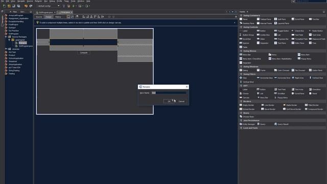 JAVA GUI tutorial using to JFrame form смотреть онлайн